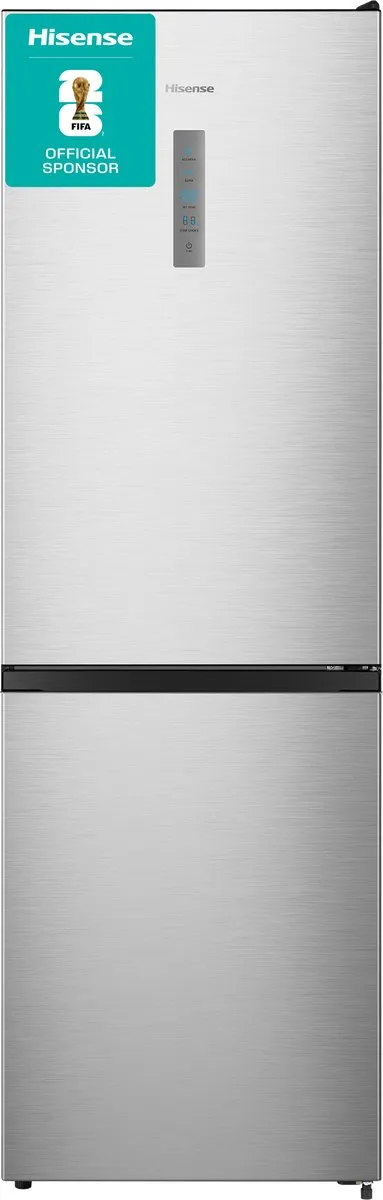 Hisense RB390N4BCC Koel-vriescombinatie 304L - No Frost - Inverter - RVS