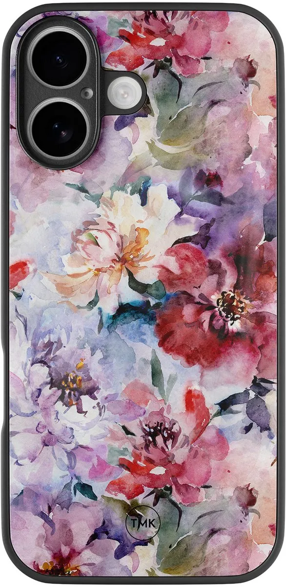 Casevibes iPhone 17 Hoesje Bloemen Acryl