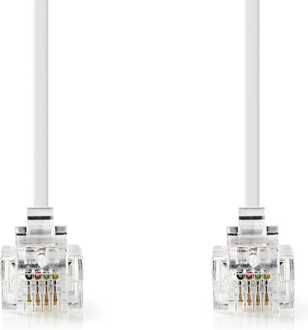 Nedis Telecomkabel TCGB90200WT100 RJ11