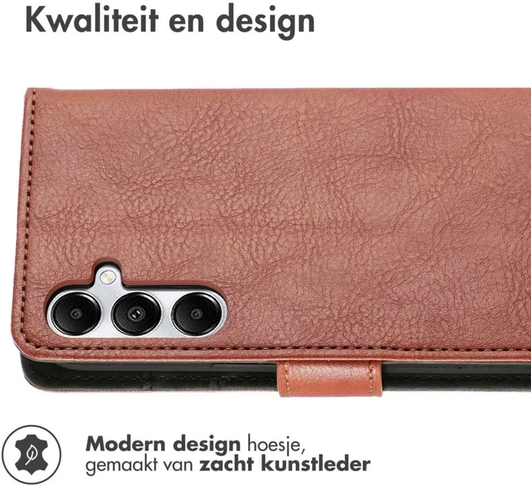 Imoshion Hoesje Samsung Galaxy A15 - 3 Pasjes - Bruin