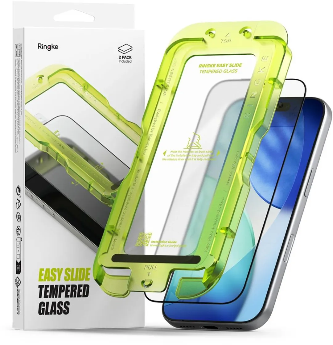 Ringke Easy Slide iPhone 17 Pro Max Tempered Glass