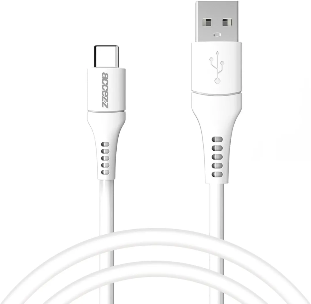 Accezz USB C naar USB A Kabel SH00058476 - 1m - Wit