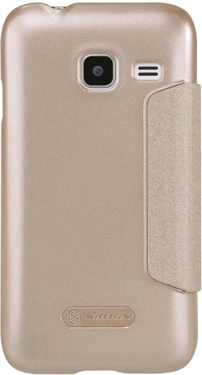 Nillkin Sparkle Series Leather Case Samsung Galaxy J1 2016 - Goud - afbeelding 3 van 6