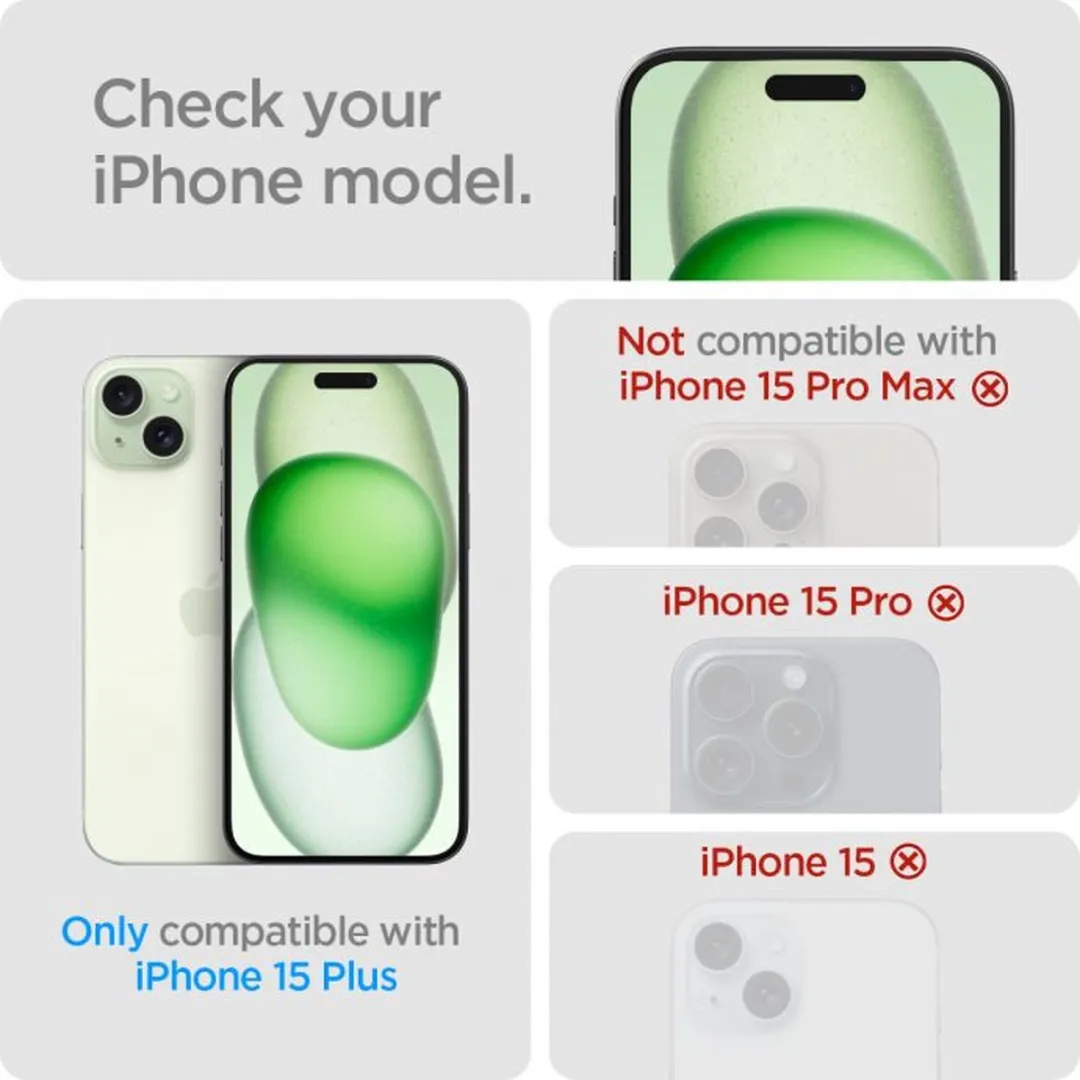Spigen Glas.TR EZ Fit Privacy iPhone 15 Plus - afbeelding 4 van 6