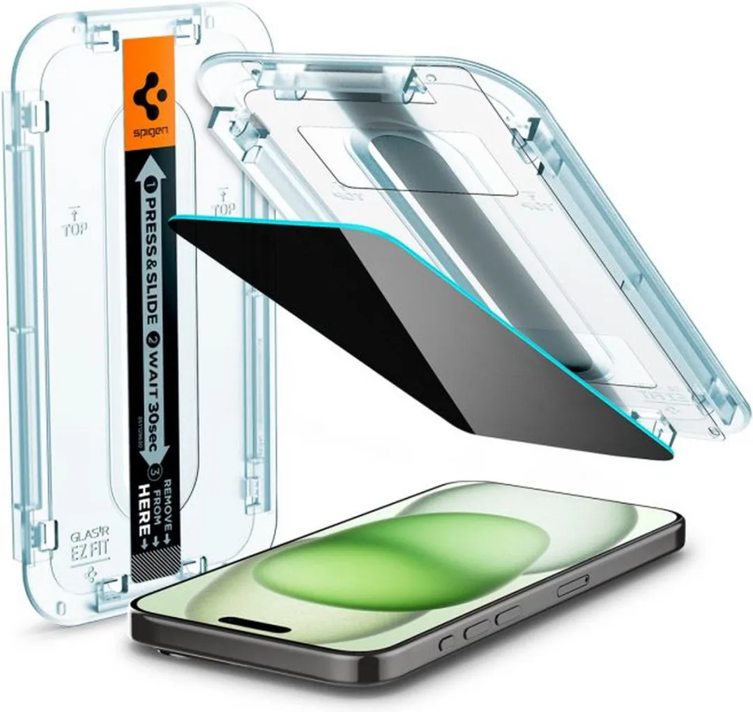 Spigen Glas.TR EZ Fit Privacy iPhone 15 Plus