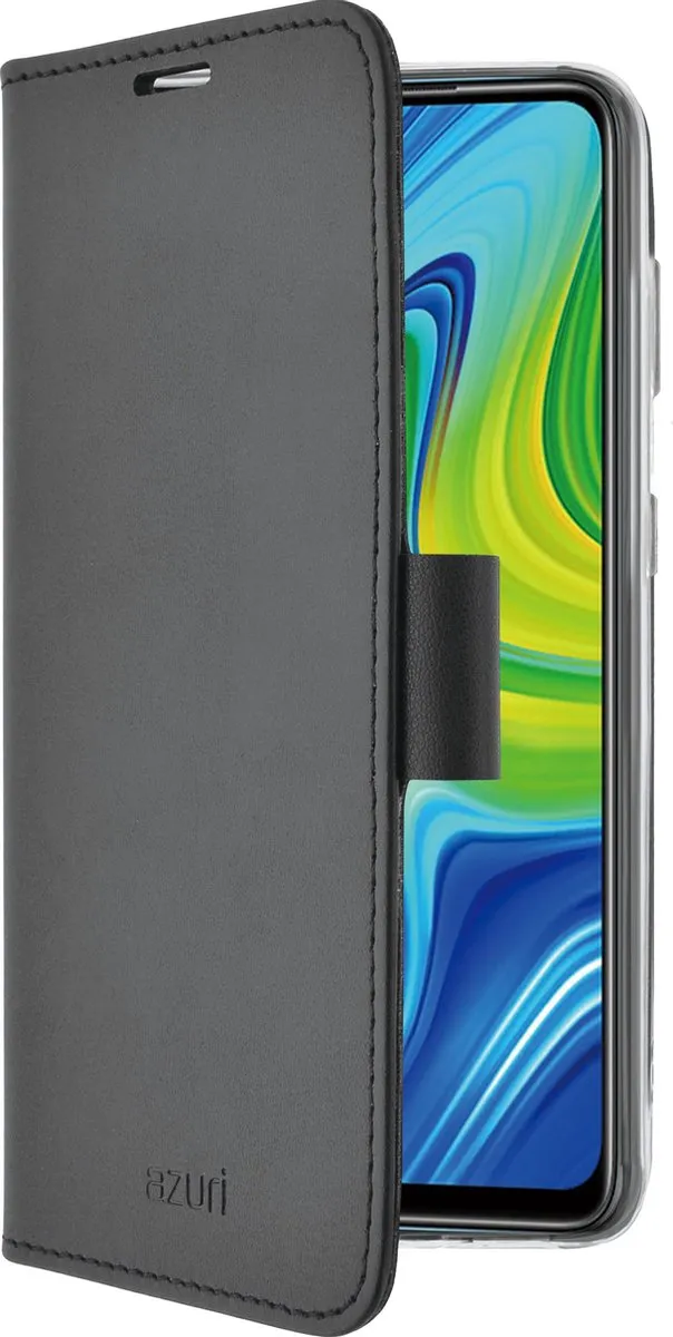 Azuri Walletcase Xiaomi Redmi Note 9 - 3 Pasjes - Zwart