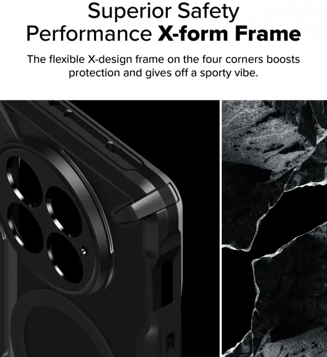 Ringke Fusion X Magnetic Hoesje OnePlus 13 - Zwart
