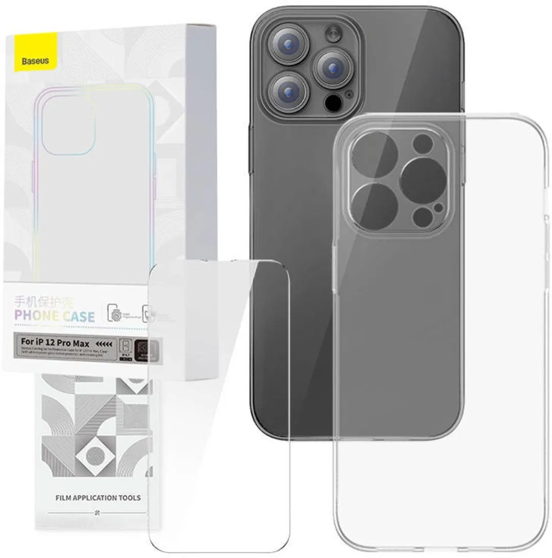 Baseus Hoesje met Gehard Glas voor iPhone 12 Pro Max