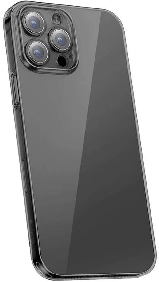 Baseus Hoesje met Gehard Glas voor iPhone 12 Pro Max - Zwart - afbeelding 4 van 6