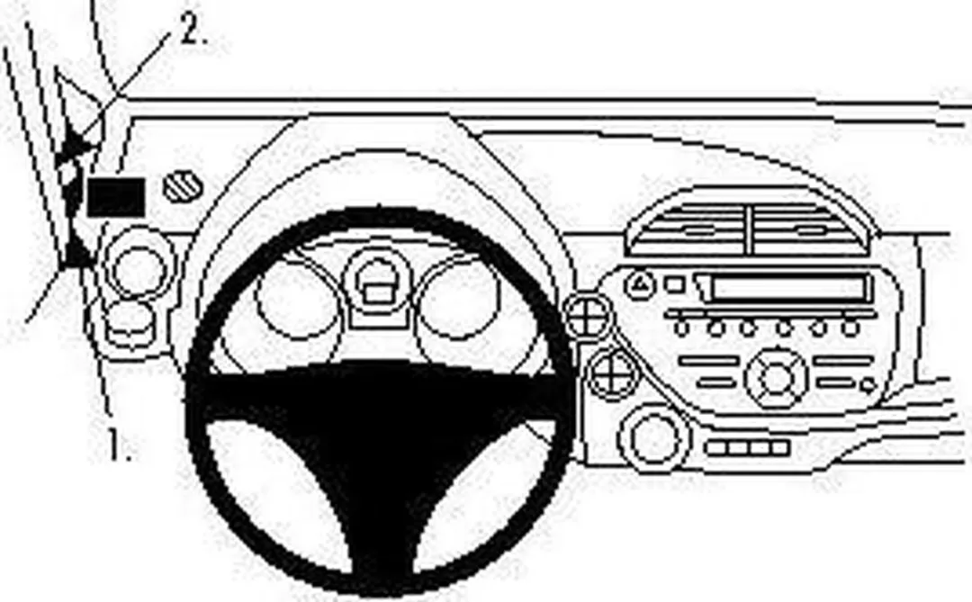 Brodit ProClip 804276 Houder - Honda Fit/Jazz 2009-2014 Links