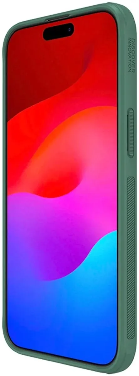 Nillkin Super Frosted Shield Hoesje iPhone 15 Pro - Groen