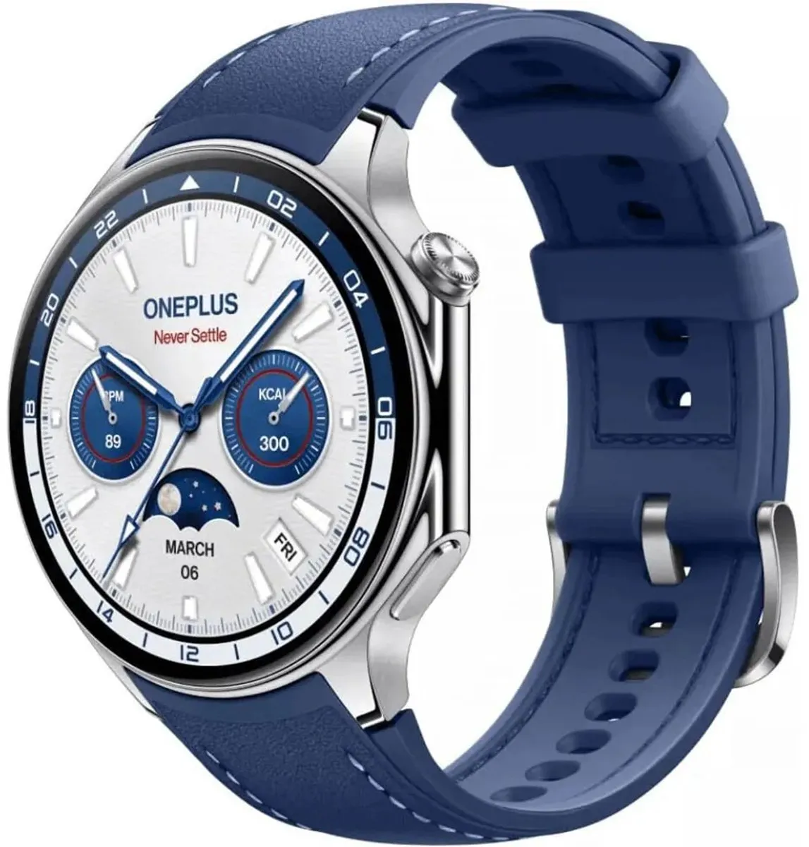 OnePlus Watch 2 Nordic Blue - 46mm - 500mAh