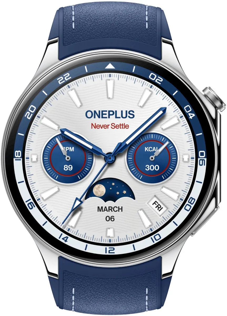 OnePlus Watch 2 Nordic Blue - 46mm - 500mAh