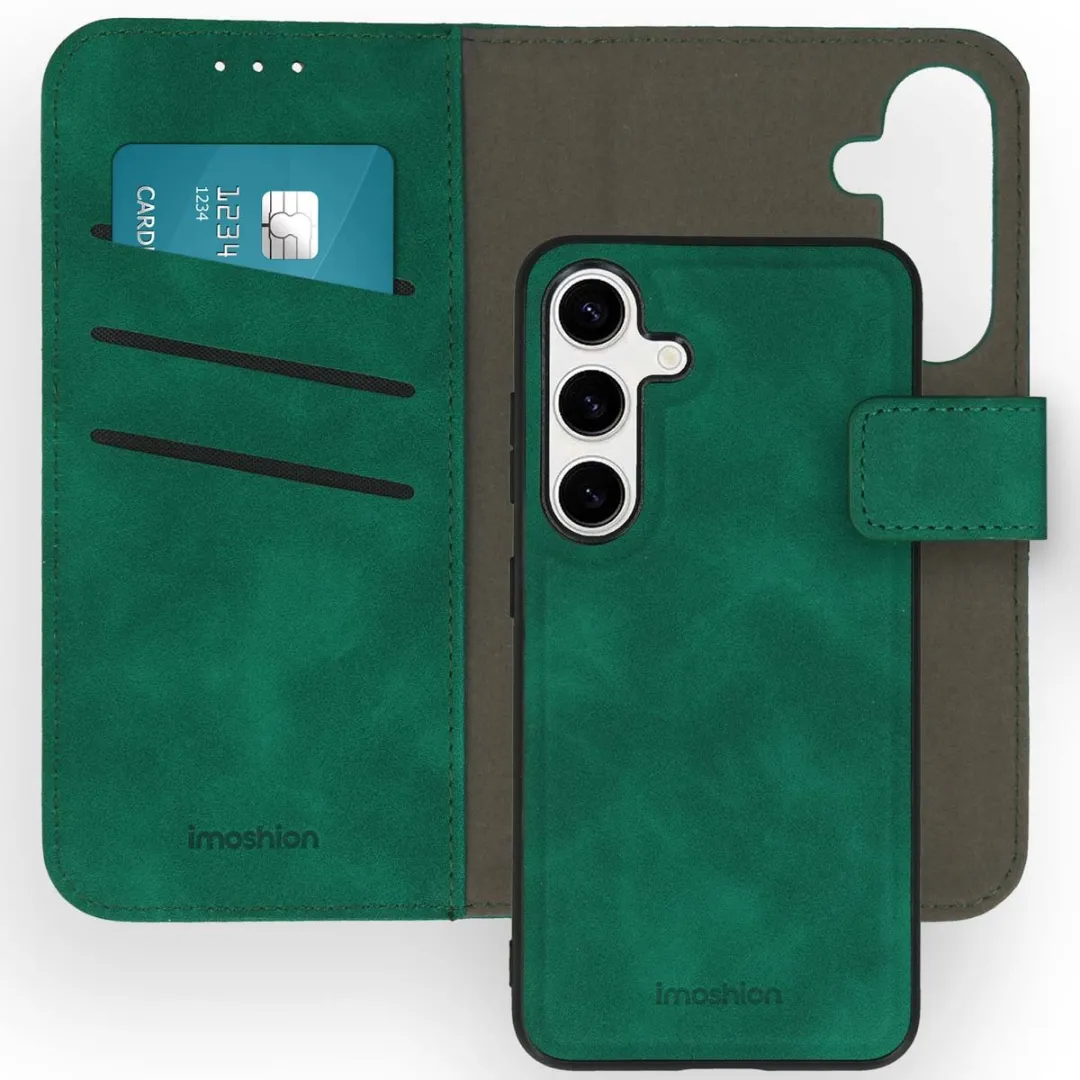 Imoshion Hoesje Samsung Galaxy S24 Donkergroen - 2-in-1 Bookcase