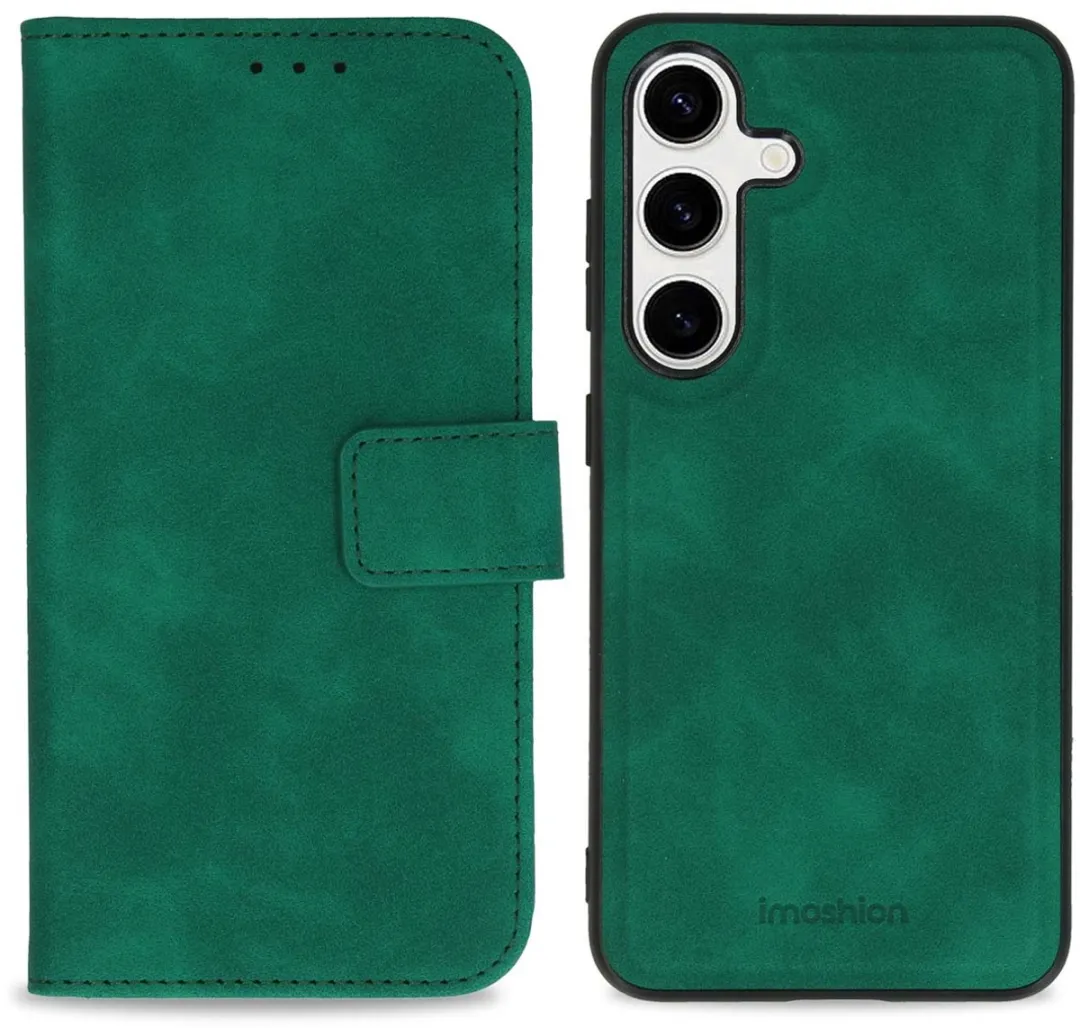 Imoshion Hoesje Samsung Galaxy S24 Donkergroen - 2-in-1 Bookcase