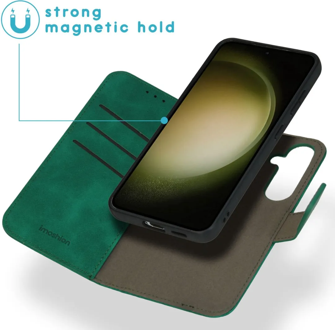 Imoshion Hoesje Samsung Galaxy S24 Donkergroen - 2-in-1 Bookcase