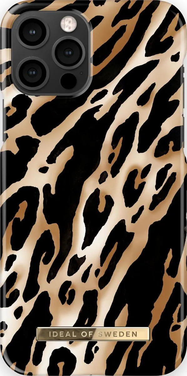iDeal of Sweden iPhone 12/12 Pro Hoes Iconic Leopard