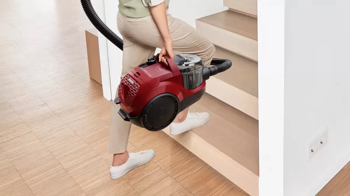 Bosch Serie 4 BGC21X350 Stofzuiger - 750W - Rood - afbeelding 6 van 6