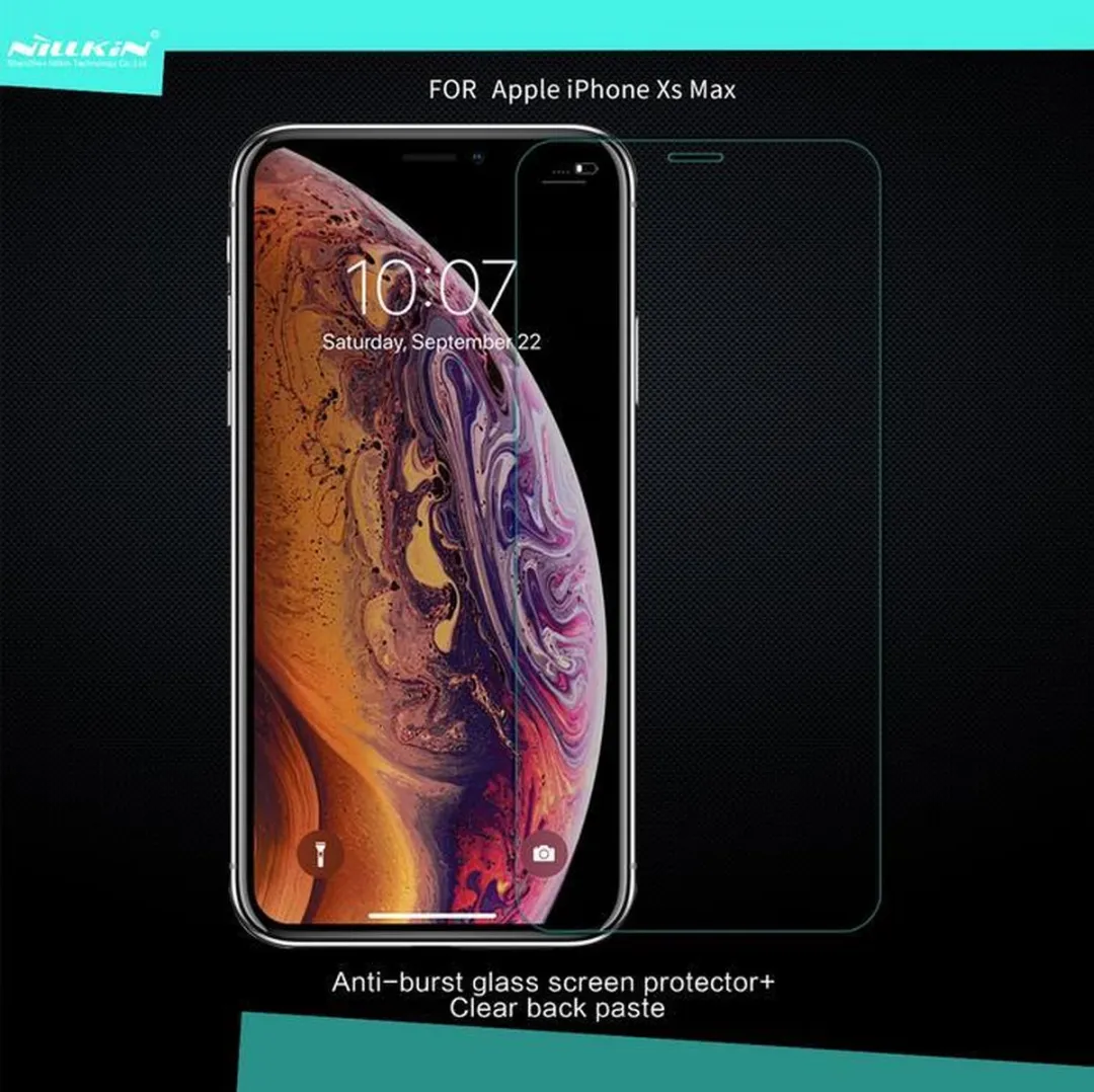 Nillkin 9H+ Tempered Glass DisplayFolio iPhone XS Max - afbeelding 2 van 5