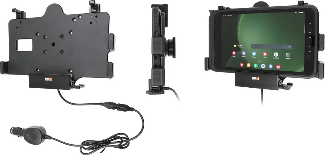 Brodit Halter Galaxy Tab Active 5 Pogo-Pin - 8 Inch - Zwart