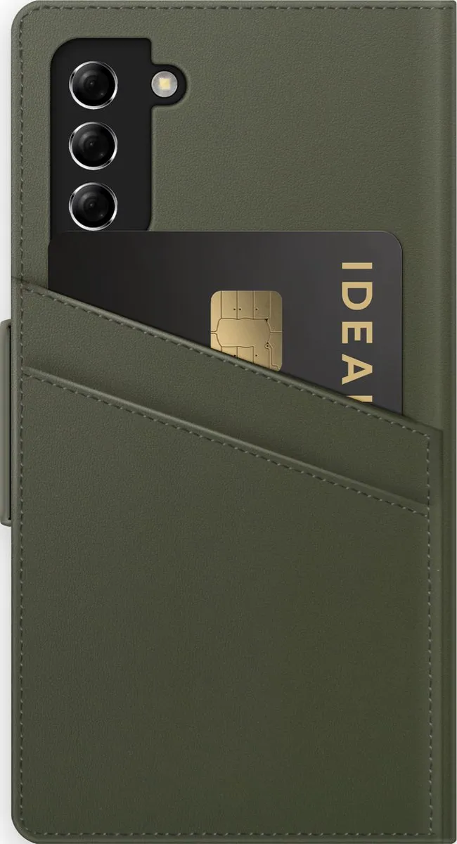 iDeal of Sweden Atelier Wallet Samsung Galaxy S21 - Intense Khaki - afbeelding 6 van 6