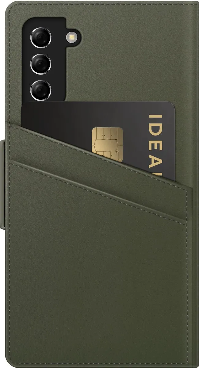 iDeal of Sweden Atelier Wallet Samsung Galaxy S21 - Intense Khaki - afbeelding 4 van 6