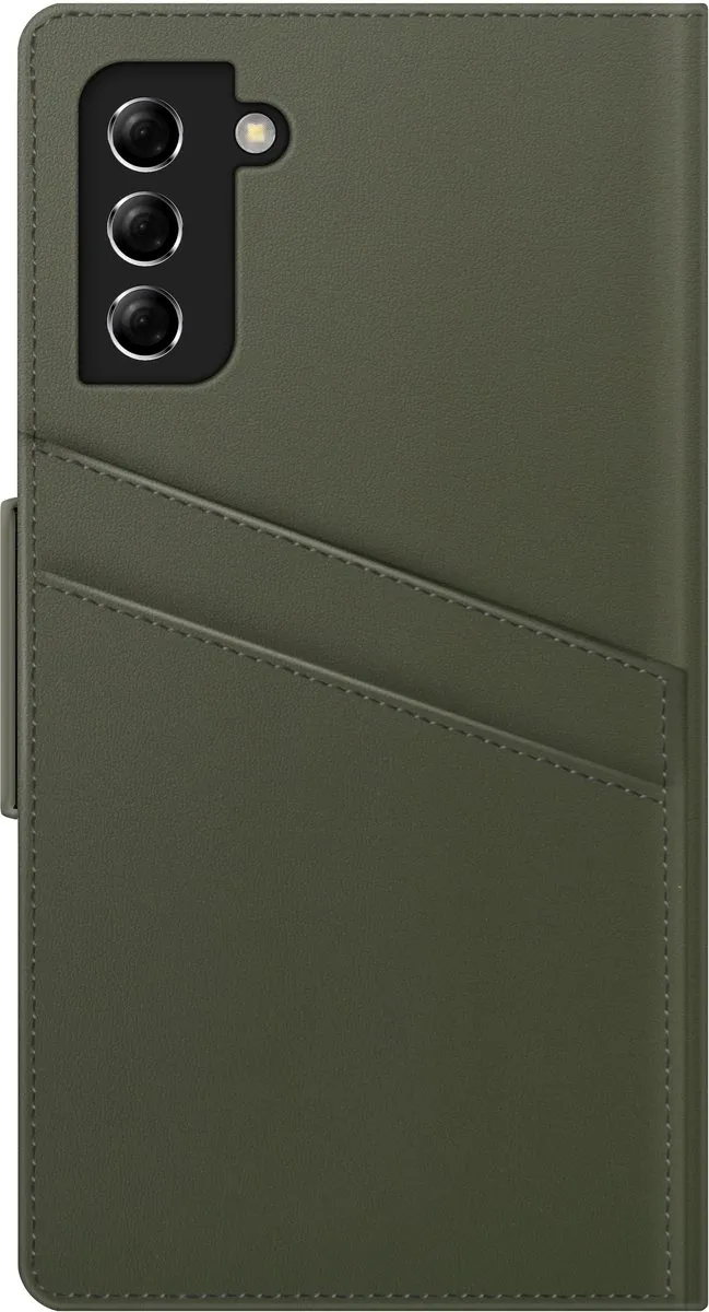 iDeal of Sweden Atelier Wallet Samsung Galaxy S21 - Intense Khaki - afbeelding 5 van 6