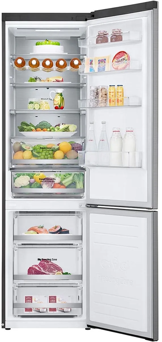 LG GBB72PZUGN Koelvriescombinatie - 419L - Roestvrijstaal