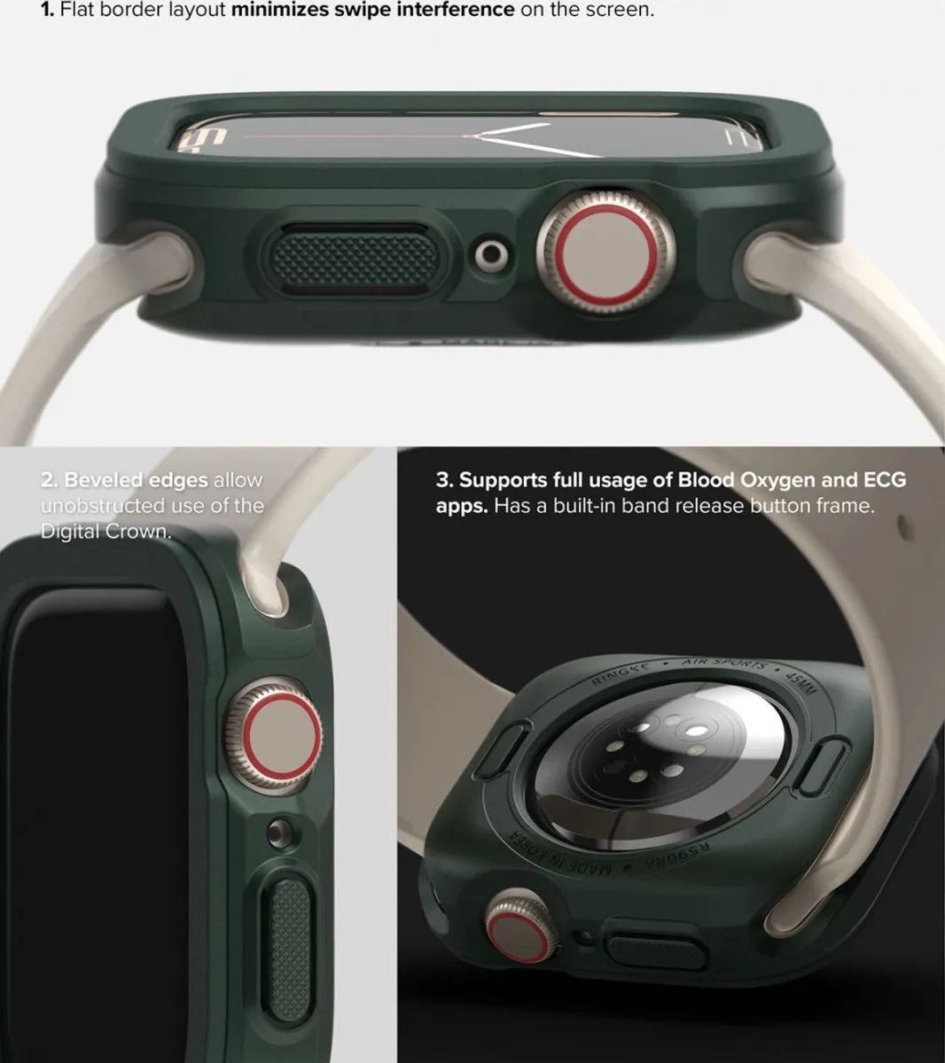 Ringke Air Sports Apple Watch Hoesje 41mm - Blauw
