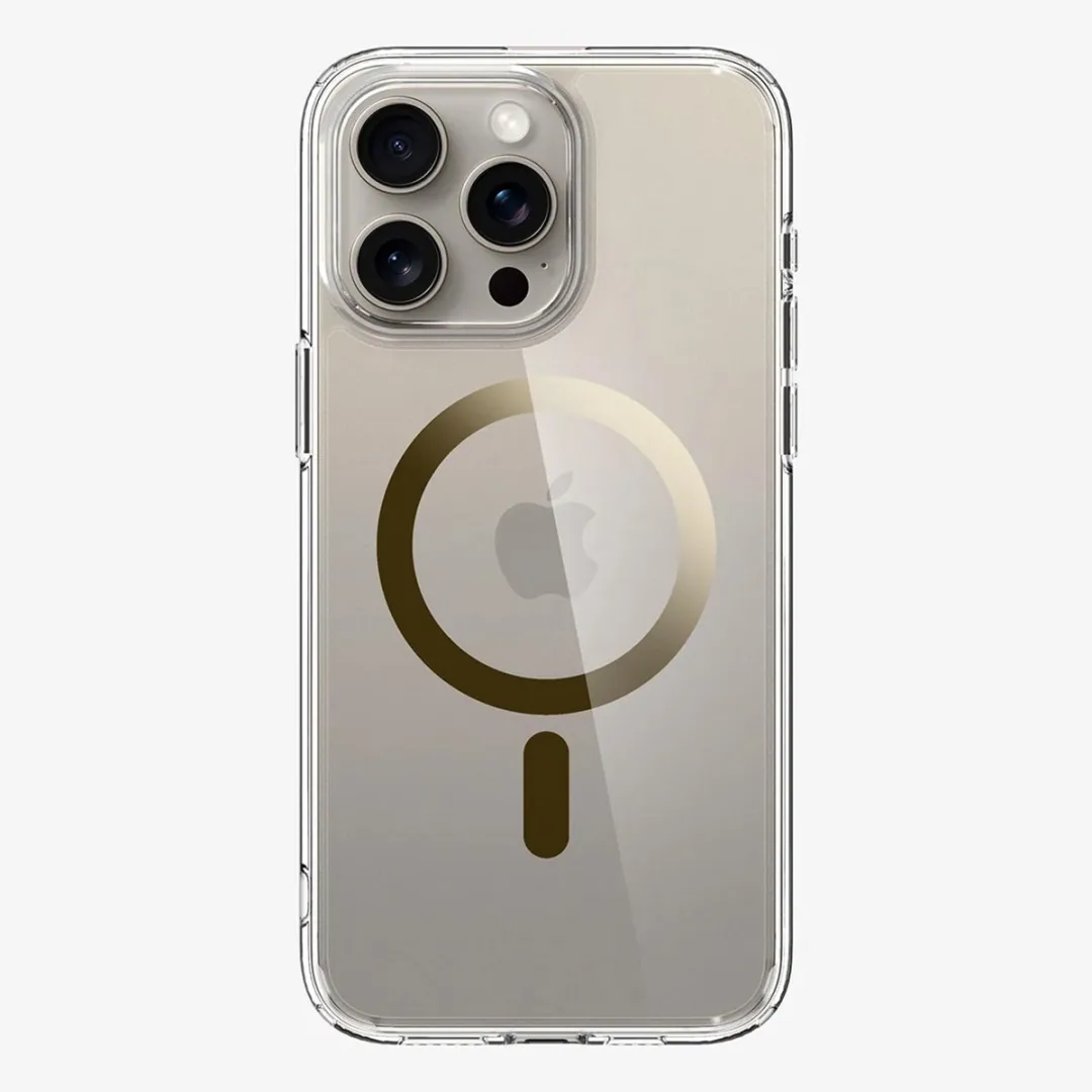 Spigen Ultra Hybrid MagFit ACS06718 iPhone 15 Pro Hoesje - Goud