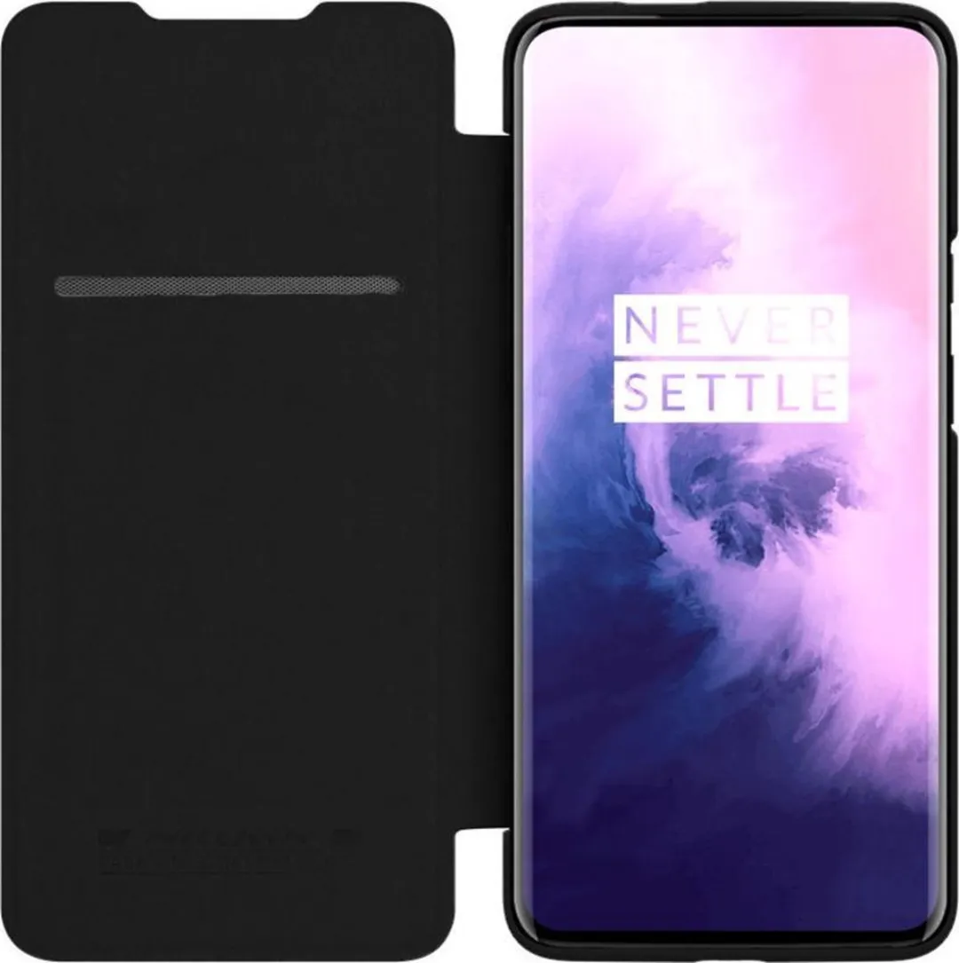 Nillkin Qin Book OnePlus 7T Pro Hoesje - Zwart - afbeelding 6 van 6
