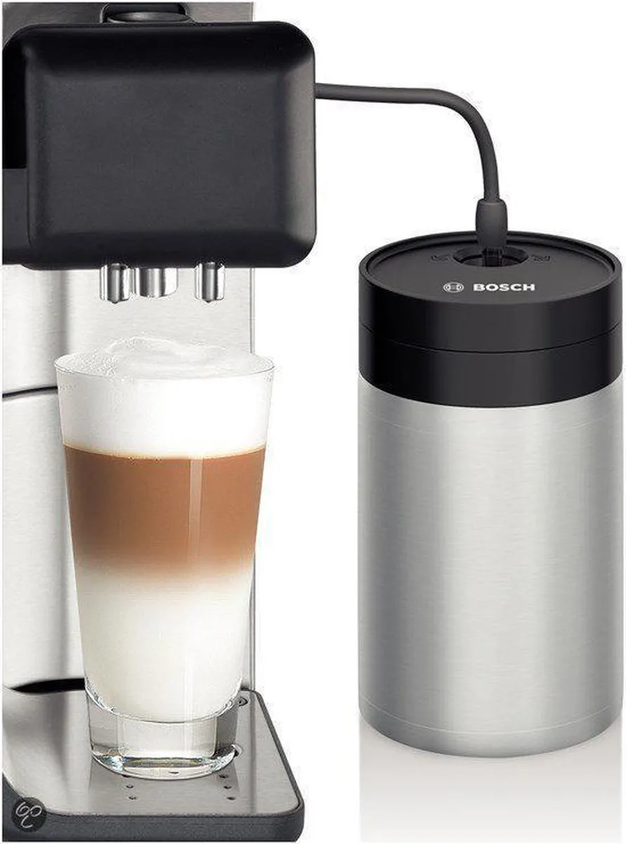 Bosch TCZ8009N Melkbeker Espressomachine - Zwart/Zilver