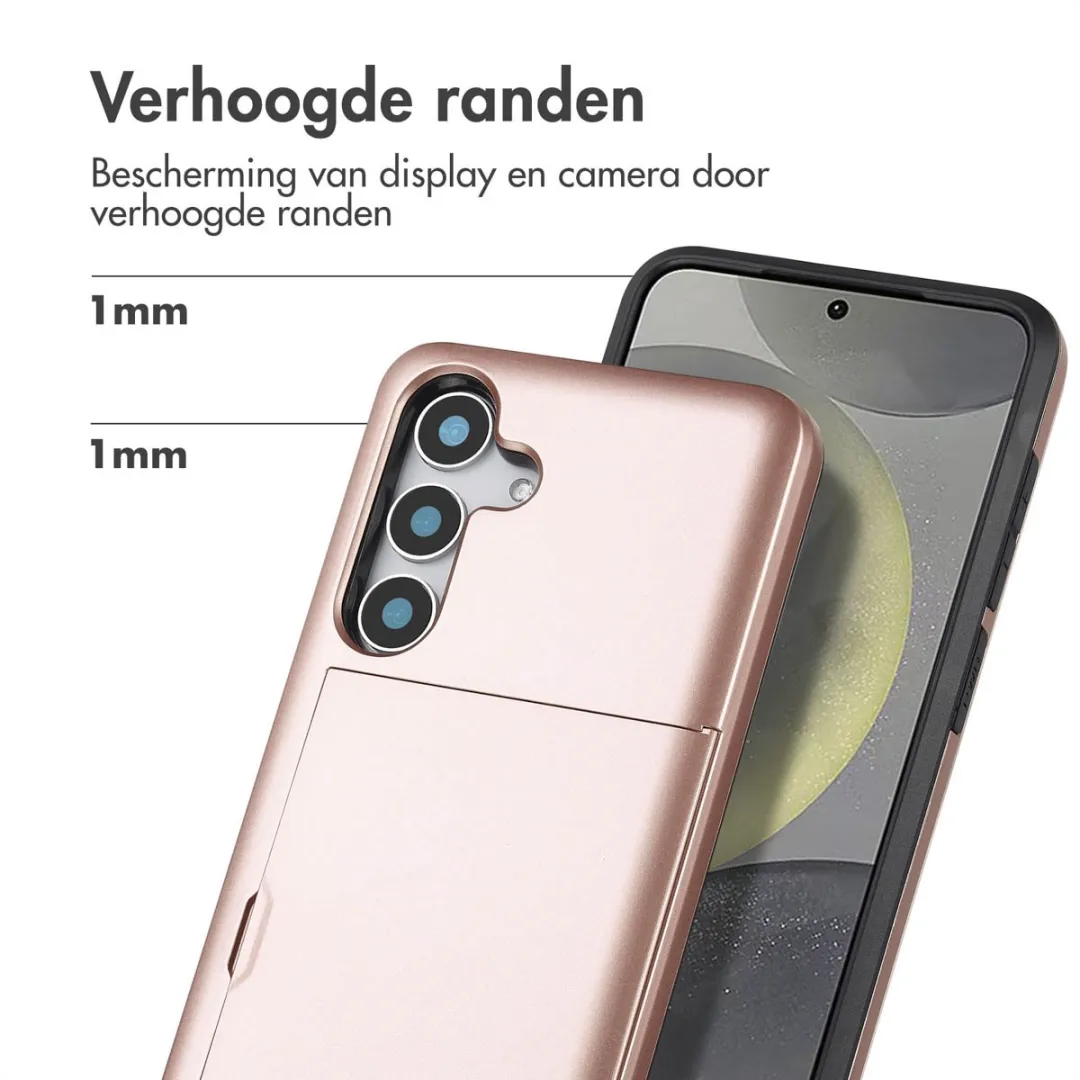 Imoshion Hoesje Samsung Galaxy S25 - Rosé Goud - 2 Pasjes