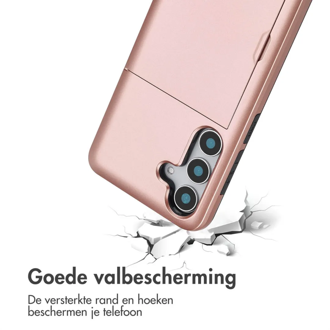 Imoshion Hoesje Samsung Galaxy S25 - Rosé Goud - 2 Pasjes