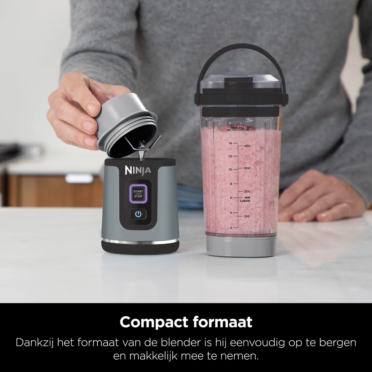 Ninja BC151EUBK Draagbare Blender 700W - Blauw