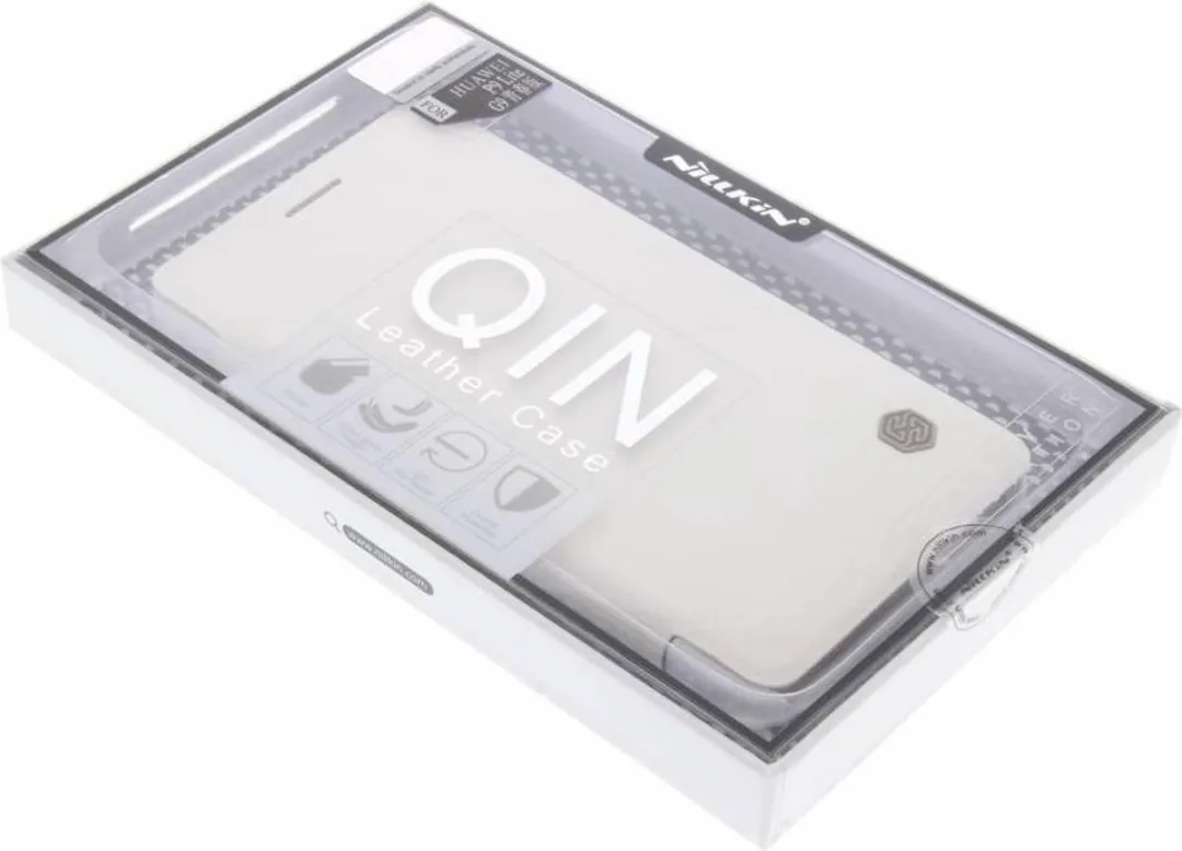 Nillkin Qin Leather Bookhoes Huawei P9 - Wit - afbeelding 4 van 4