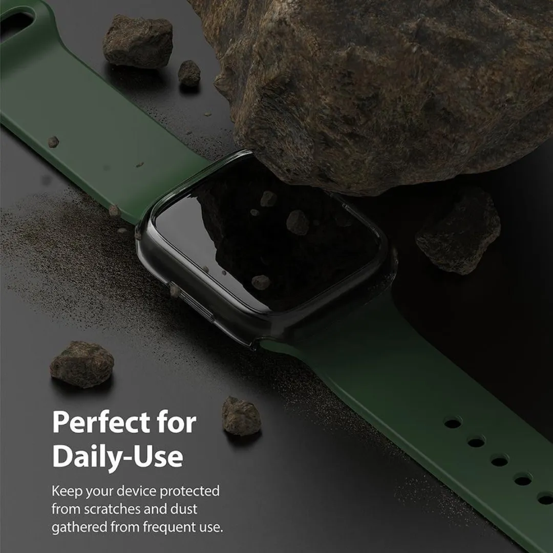 Ringke Slim Apple Watch 7 41mm Hoesje Transparant Groen - 2 Stuks