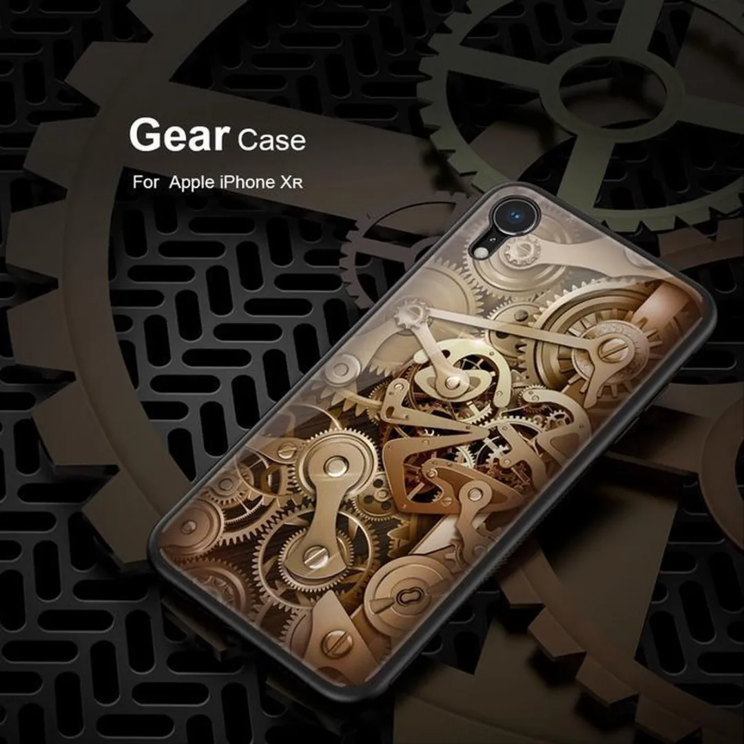 Nillkin Gear Glass Hard Case iPhone XR - Multicolor - afbeelding 6 van 6
