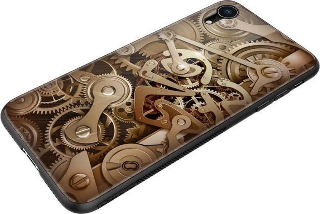 Nillkin Gear Glass Hard Case iPhone XR - Multicolor - afbeelding 3 van 6