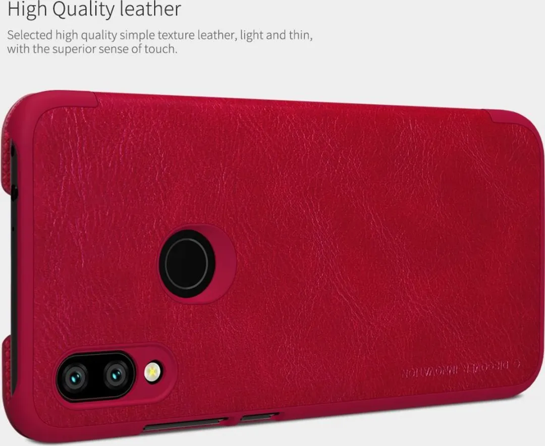 Nillkin Qin Series Hoesje Xiaomi Redmi 7 - Bruin - afbeelding 6 van 6