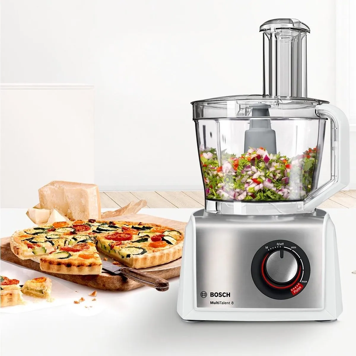 Bosch MultiTalent 8 MC812S820 Foodprocessor - 1250W - Wit