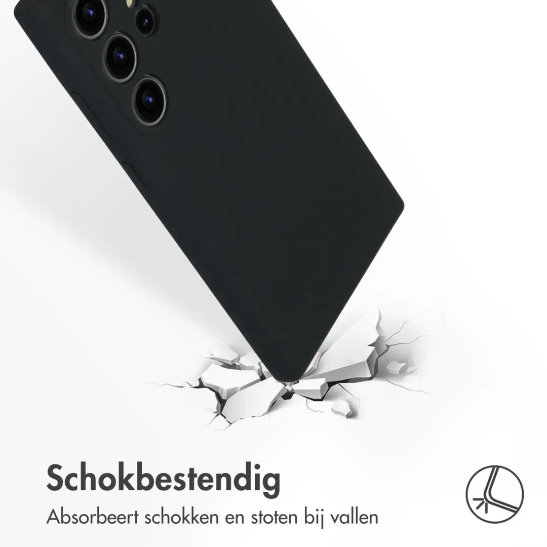 Accezz Hoesje Samsung Galaxy S24 Ultra - Zwart