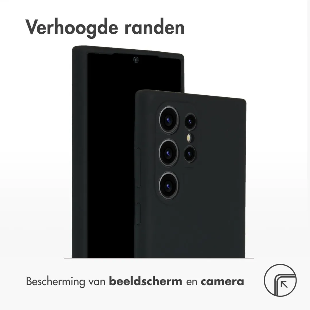 Accezz Hoesje Samsung Galaxy S24 Ultra - Zwart