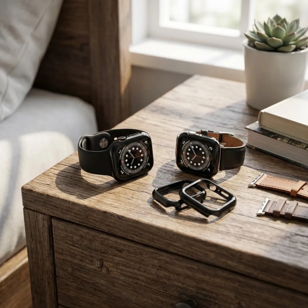 NUVEX Smartwatch Screenprotector 41mm - 4 Stuks - Zwart