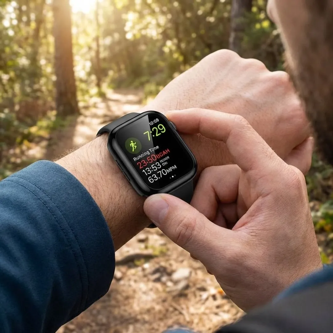 NUVEX Smartwatch Screenprotector 41mm - 4 Stuks - Zwart