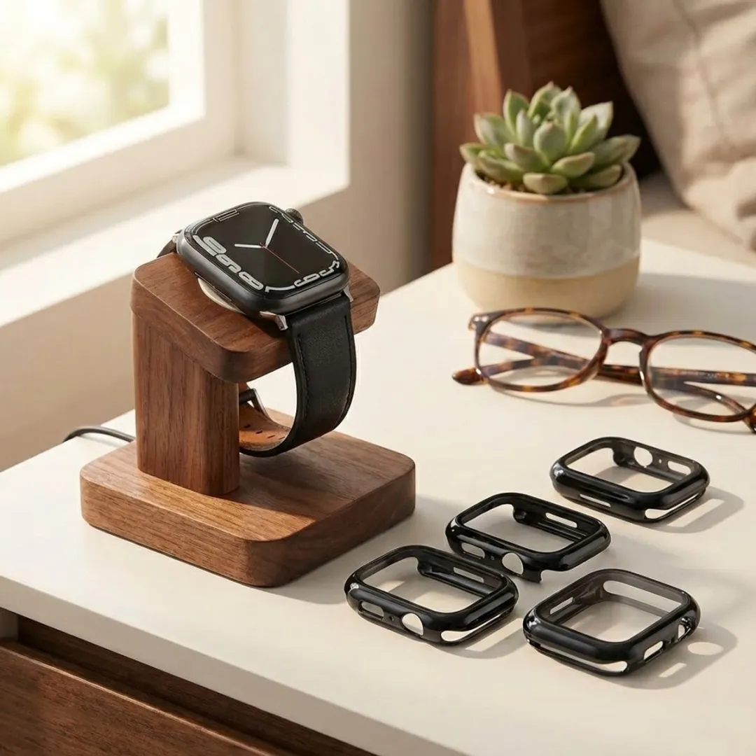NUVEX Smartwatch Screenprotector 41mm - 4 Stuks - Zwart
