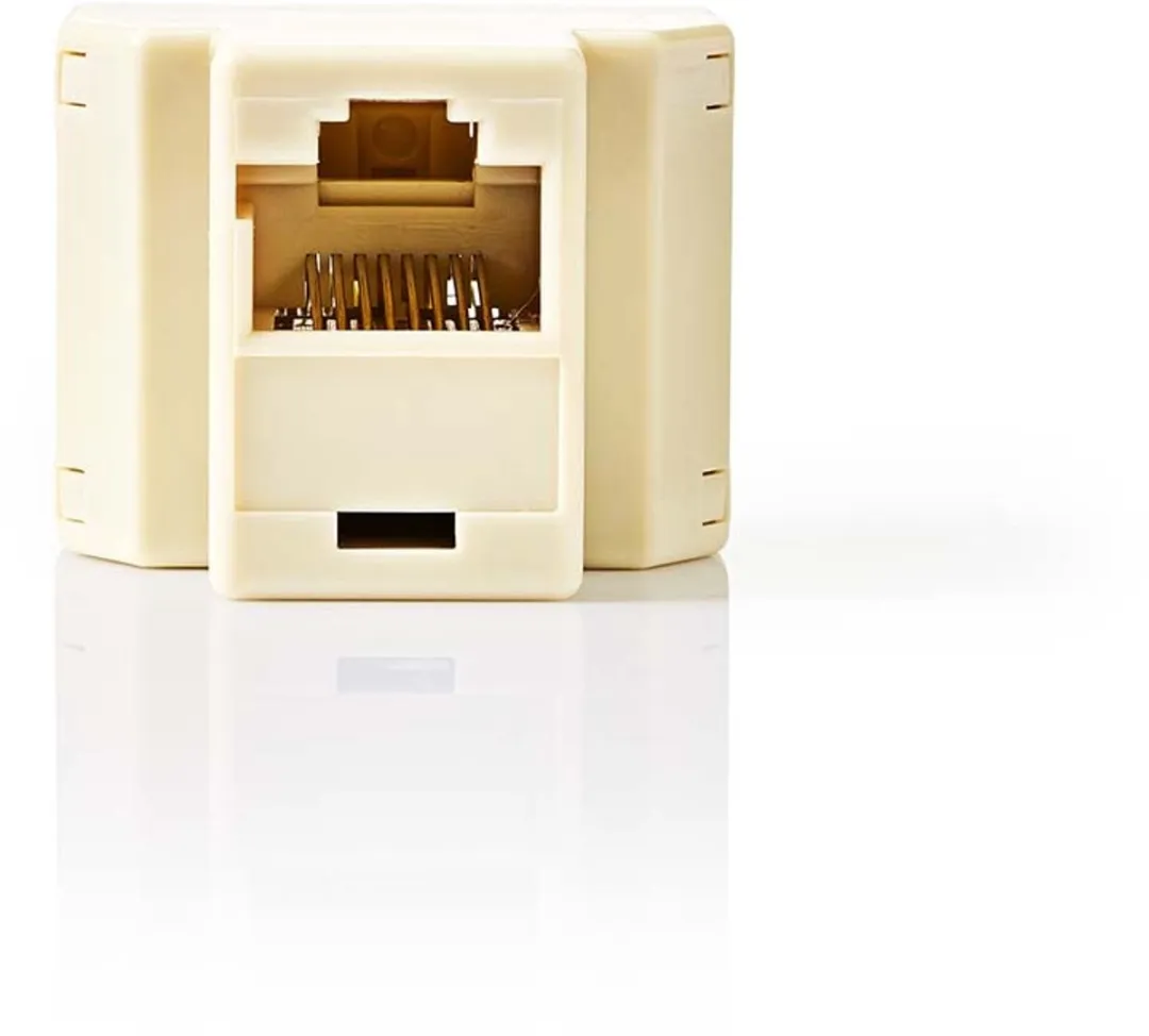Nedis CTGB90991IY Telecom-Netwerksplitter - Verguld - Ivoor