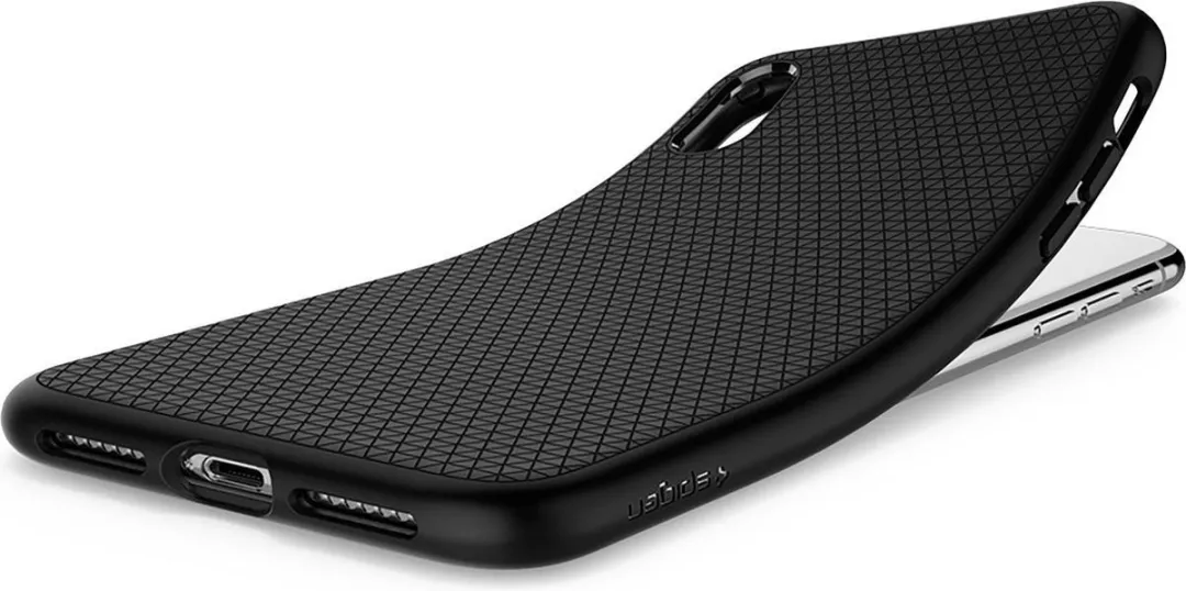 Spigen Liquid Air 064CS24872 iPhone XR Hoesje - Zwart
