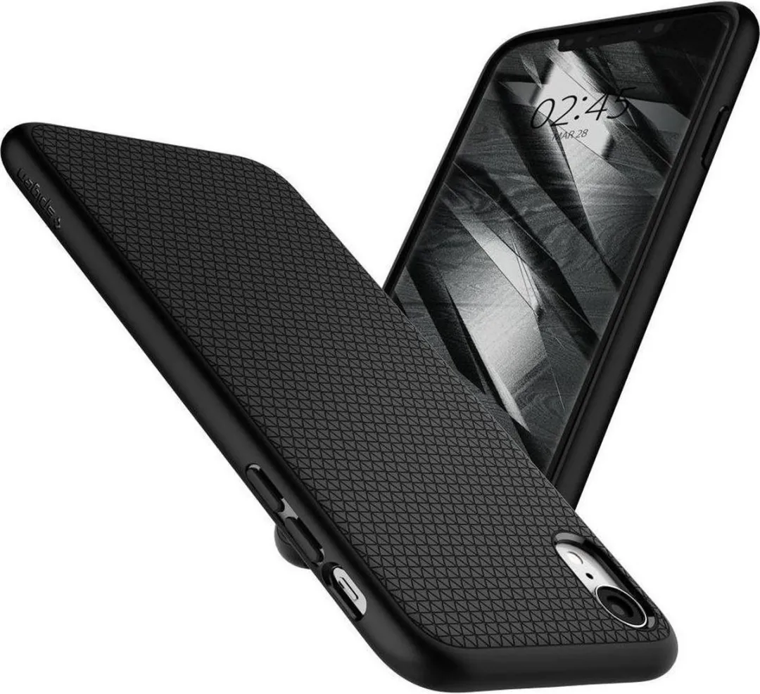 Spigen Liquid Air 064CS24872 iPhone XR Hoesje - Zwart - afbeelding 6 van 6