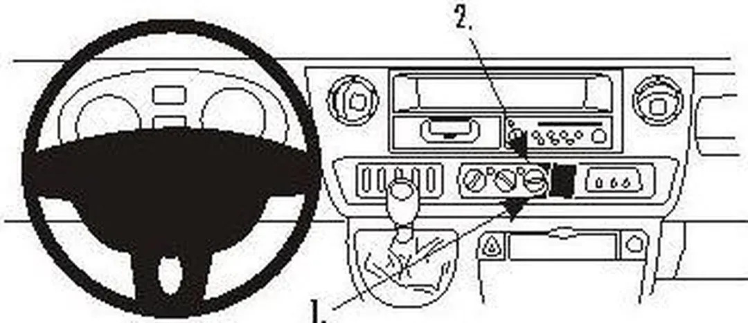 Brodit ProClip 853376 Houder - Grijs - o.a. Opel/Nissan/Renault - afbeelding 6 van 6